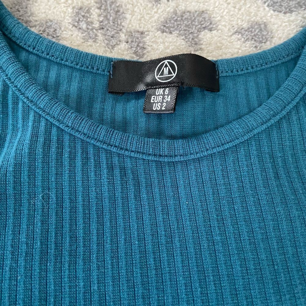 Missguided size 2 teal blue tank dress - Picture 3 of 8